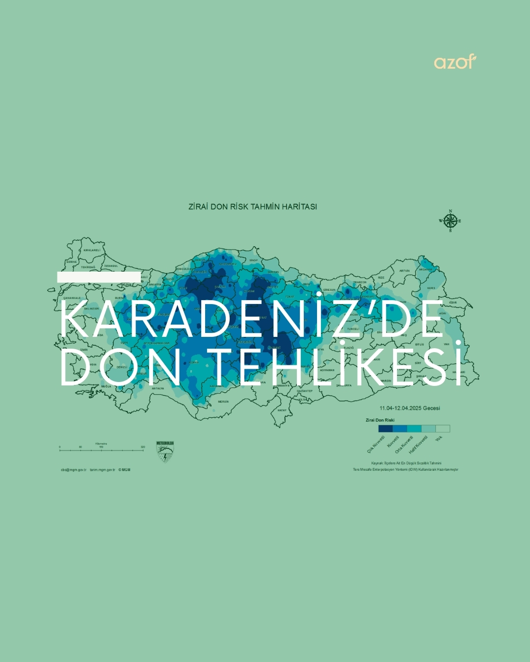Karadeniz'de Zirai Don Tehlikesi